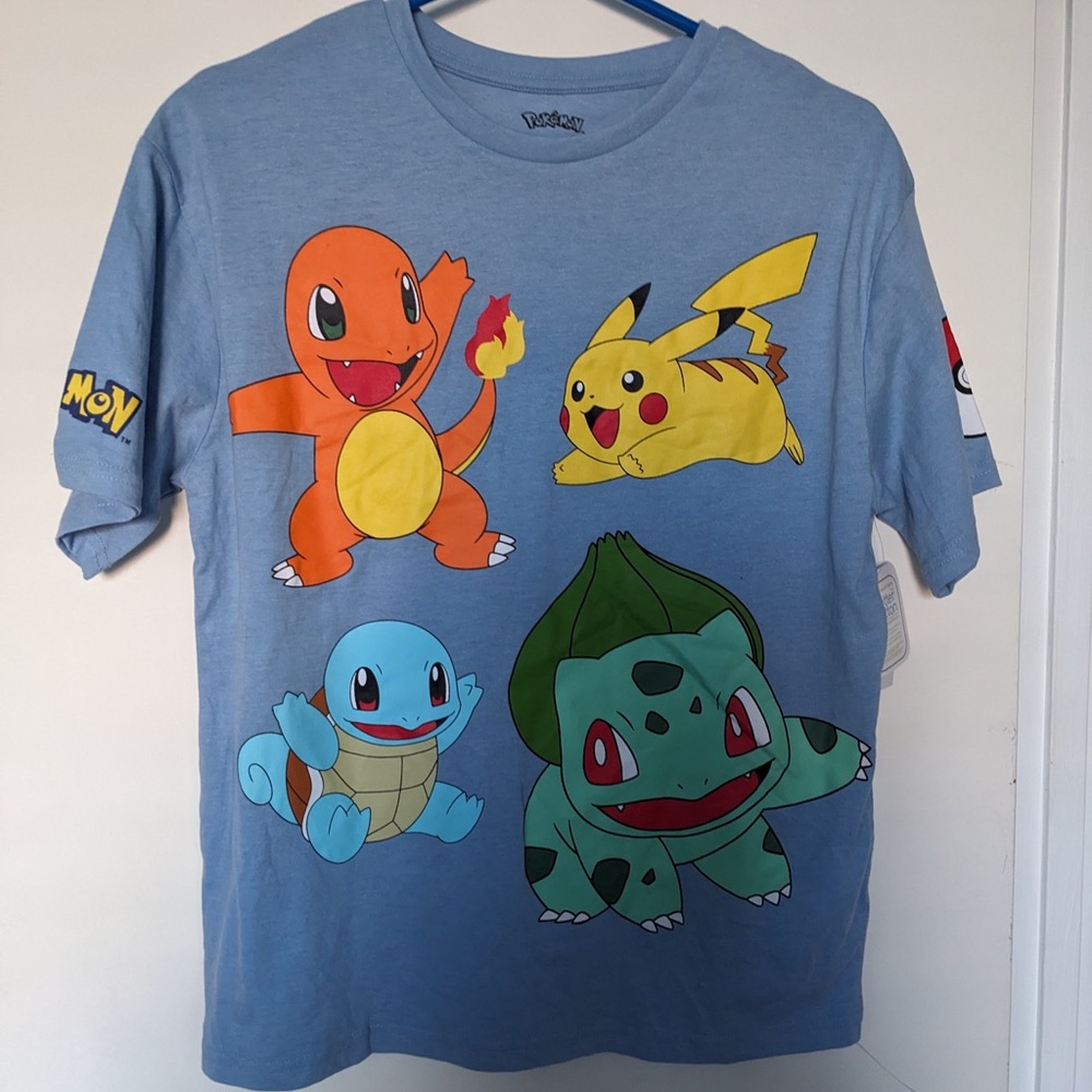 Pokémon blue t-shirt size 14 to 16 XL